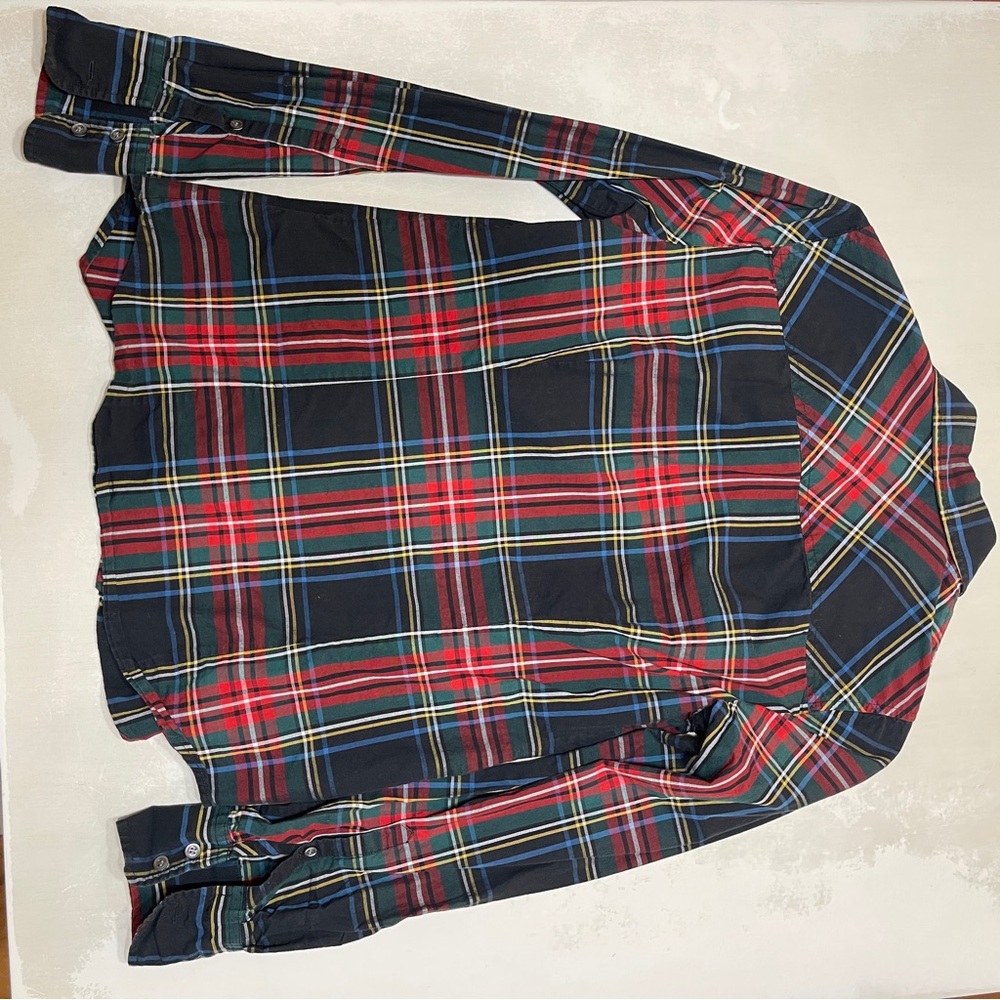 J. Crew Multicolor Long Sleeve Plaid Shirt - Picture 6 of 6